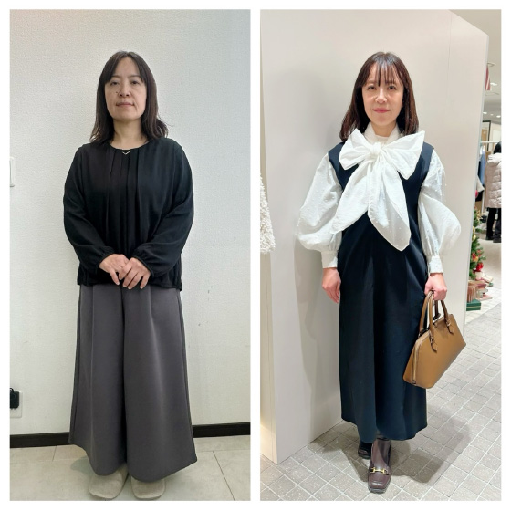 ファッションコンサルBeforeAfter