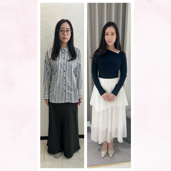 ファッションコンサルBeforeAfter