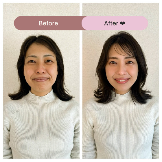 メイクレッスンBeforeAfter