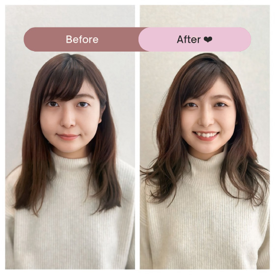 メイクレッスンBeforeAfter