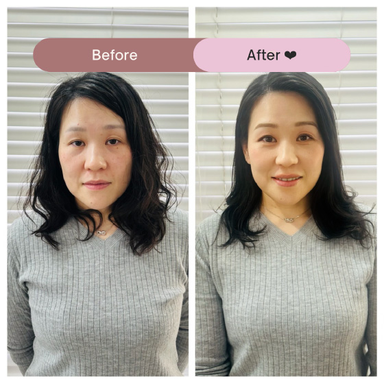 メイクレッスンBeforeAfter