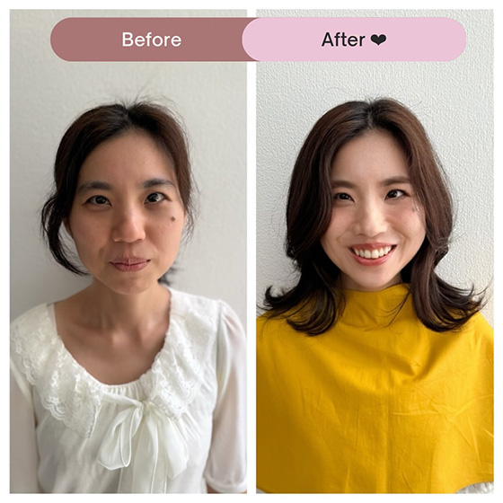 メイクレッスンBeforeAfter